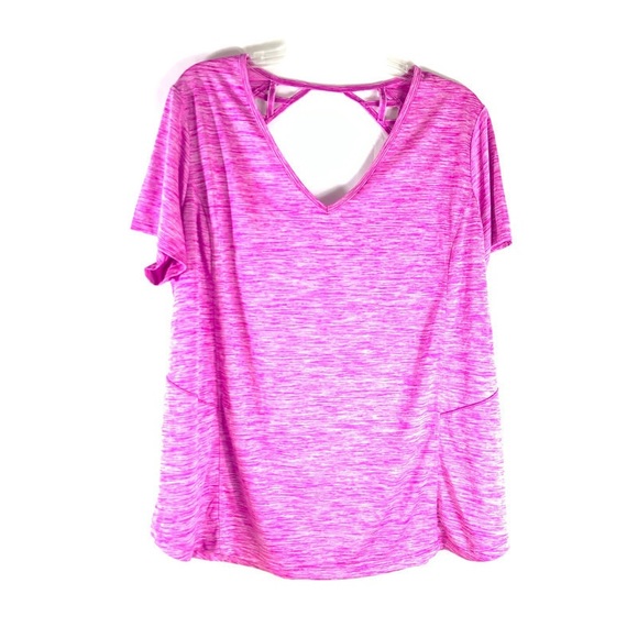 Lane Bryant Tops - Lane Bryant Livi pink wicking active wear top NWT